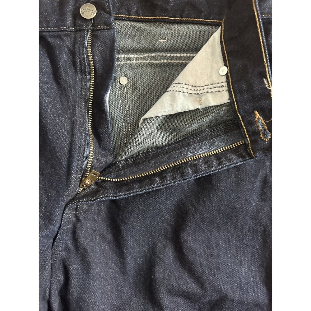 Wrangler Cowboy Cut Silver Edition Slim Fit Dark Denim Jean Men's 34x36 - Picture 5 of 9